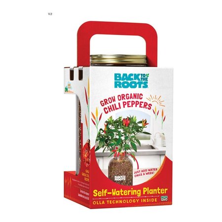 BACK TO THE ROOTS Self-Watering Planter Grow Kit for Moderate Sun BA6111